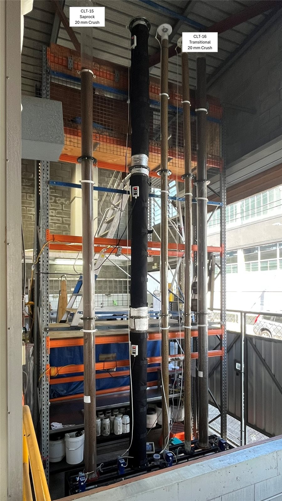 Six metre column leach test rigs in progress on Sybella Kary Zone saprock and transitional ore
